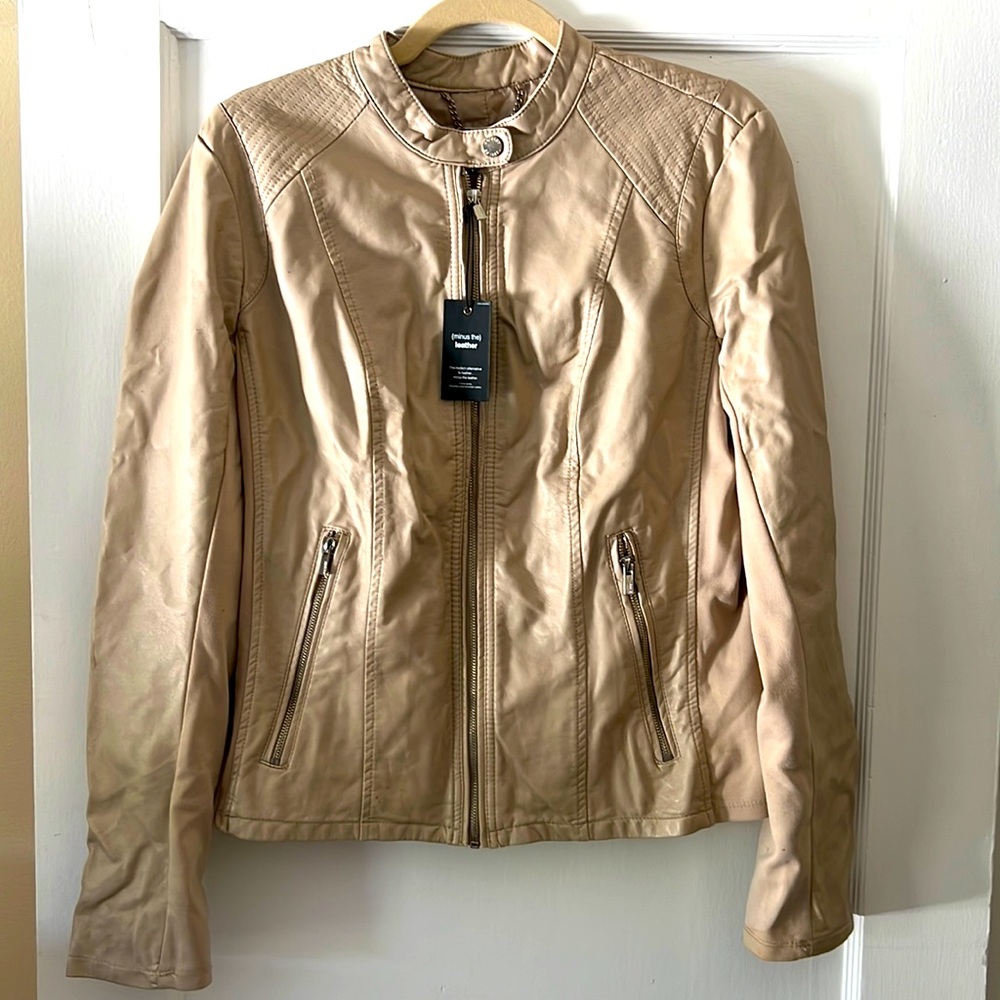 Express Faux Leather Jacket. Large